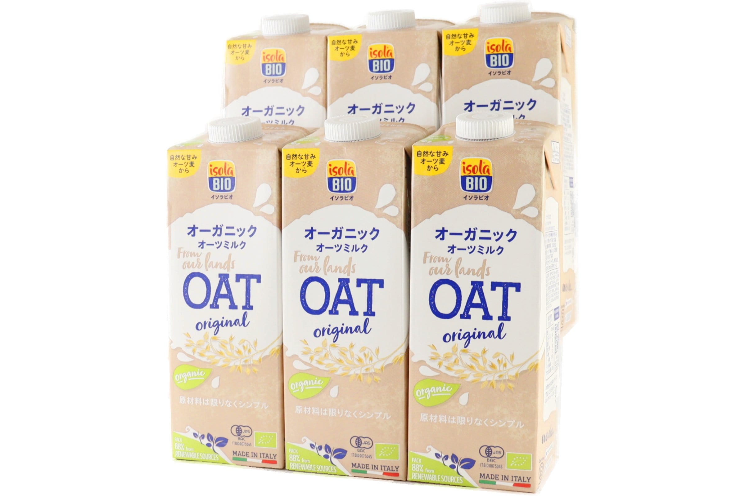 オーガニックオーツミルク　1L／1ケース6本入り【ポイント2倍】