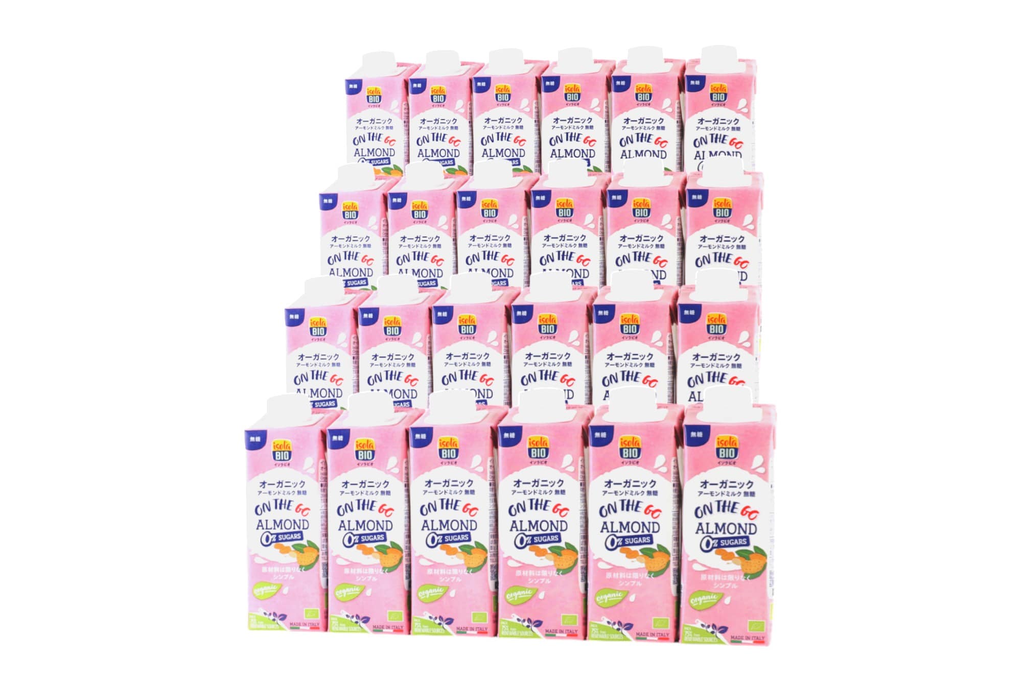 ON THE GO アーモンドミルク(無糖）250ml／1ケース24本入り【ポイント2倍】