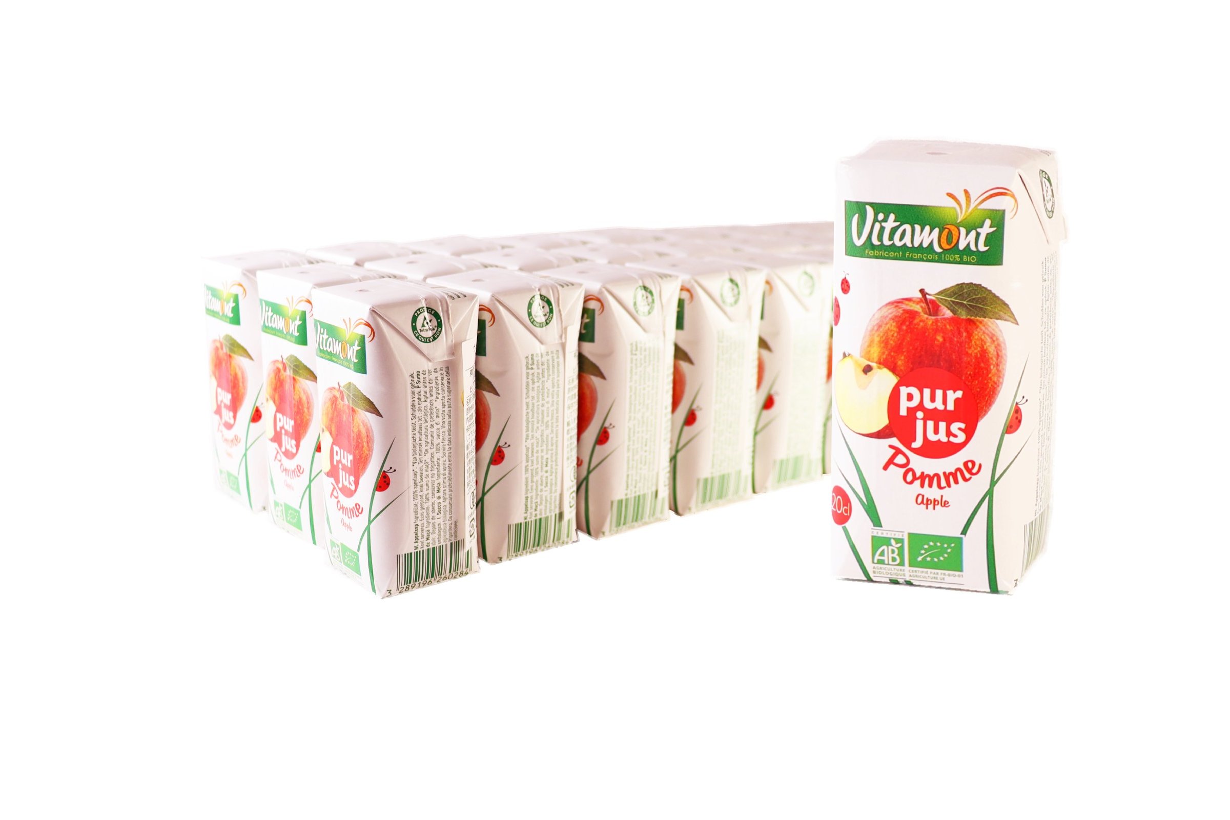 【送料無料】オーガニックアップルジュース200ml24本セット