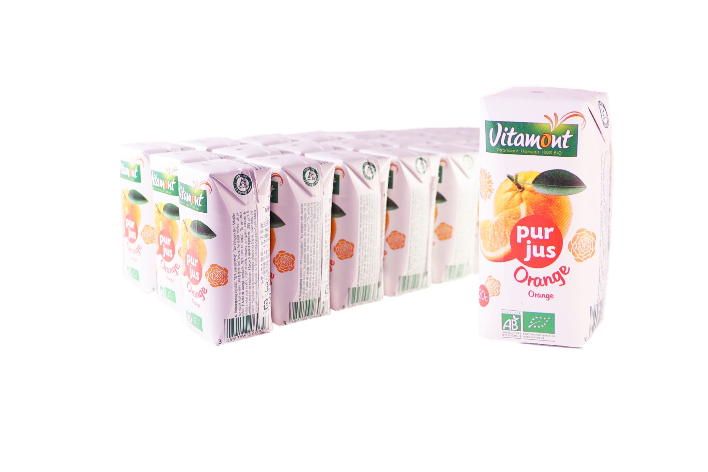 【送料無料】オーガニックオレンジジュース200ml24本セット
