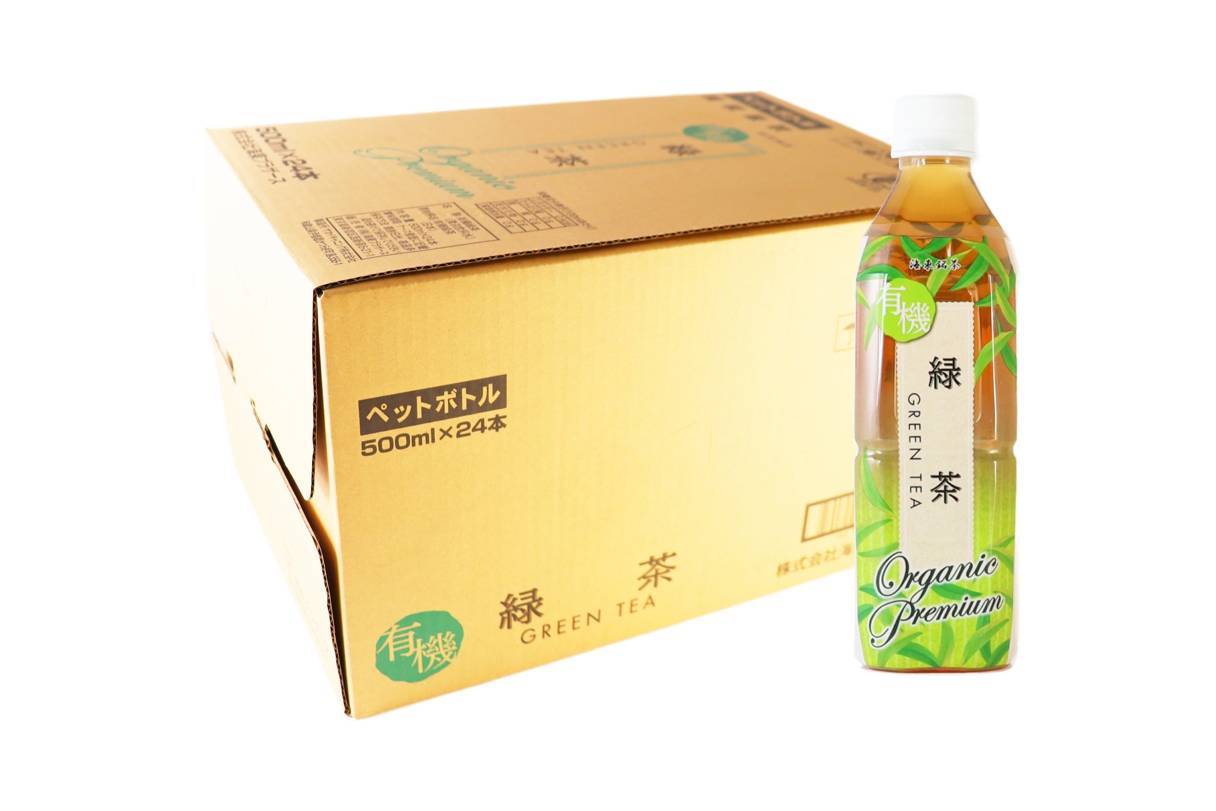 海東プレミアム有機緑茶500ml24本セット