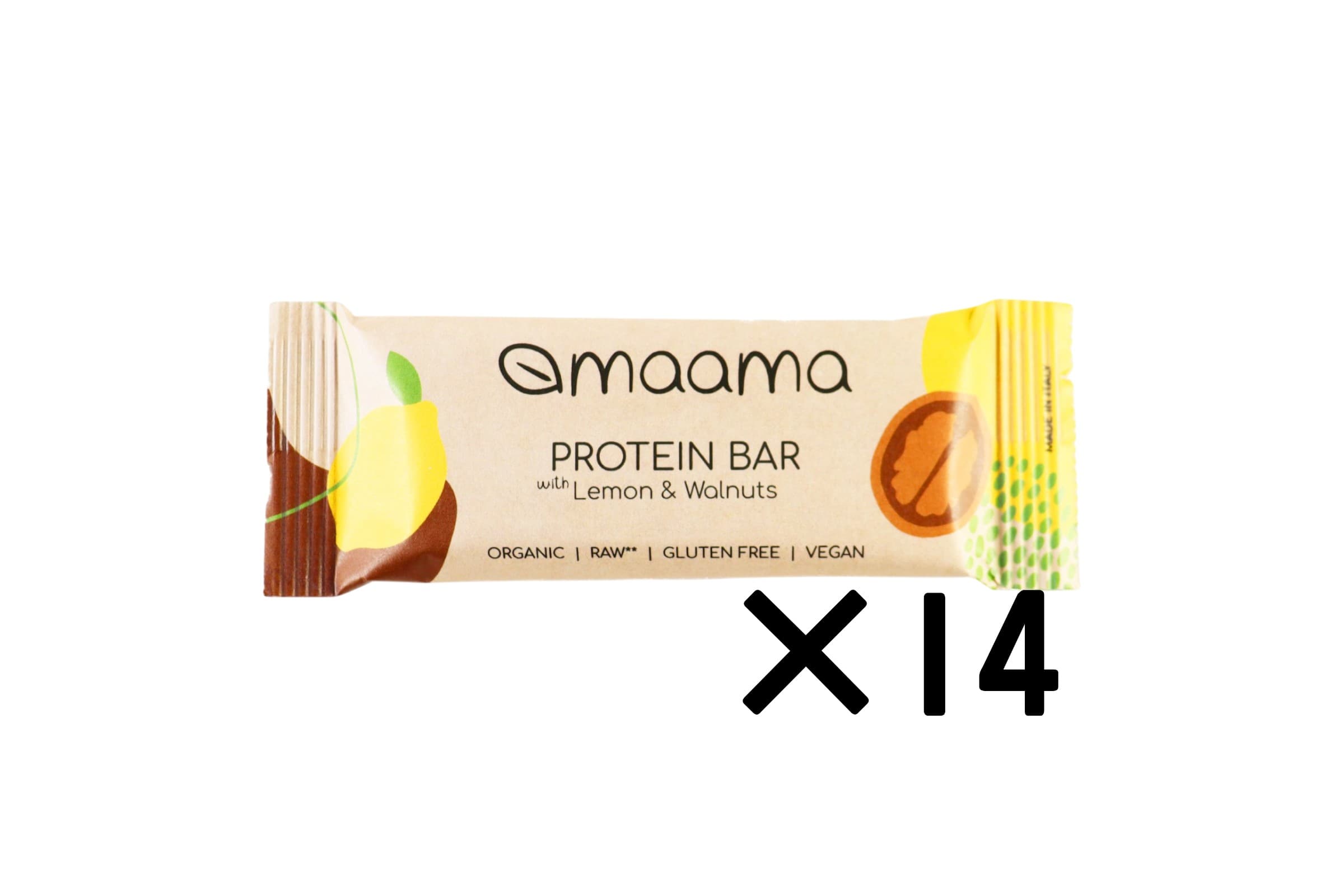 プロテインバー　レモン＆クルミ14点セット