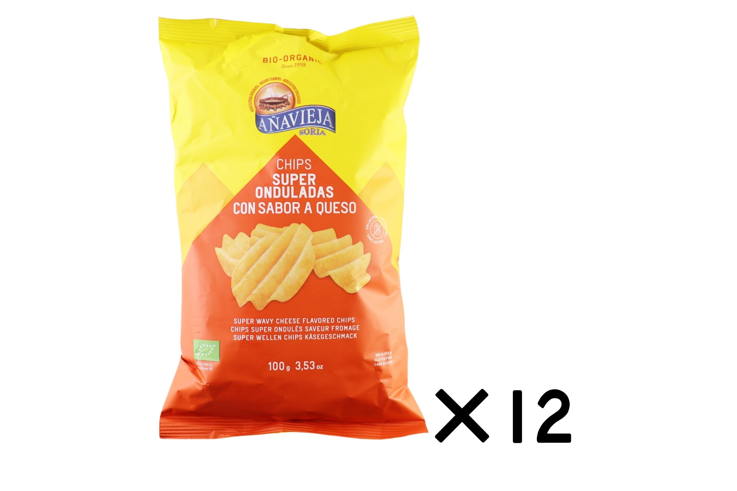 【送料無料】オーガニックポテトチップス（チーズ風味）12点セット