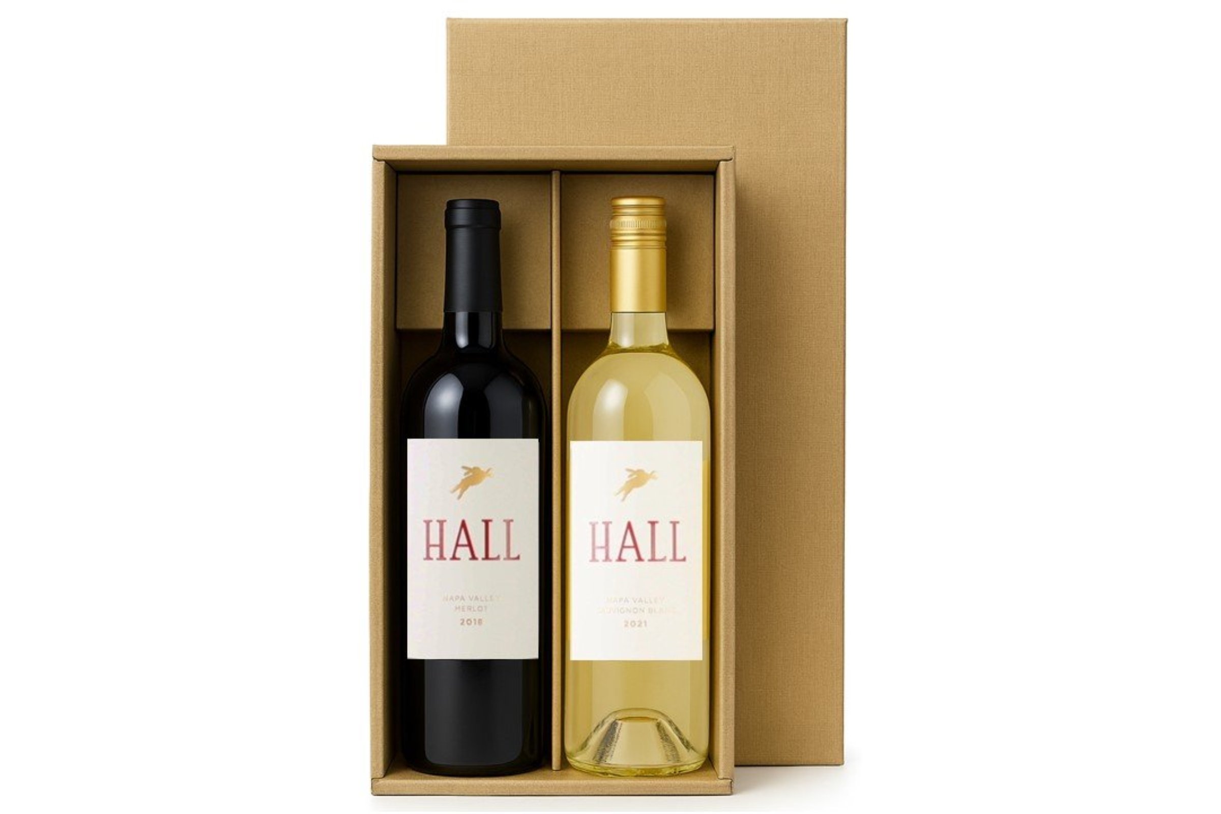 アメリカワイン赤白2本セット ホール【送料無料】