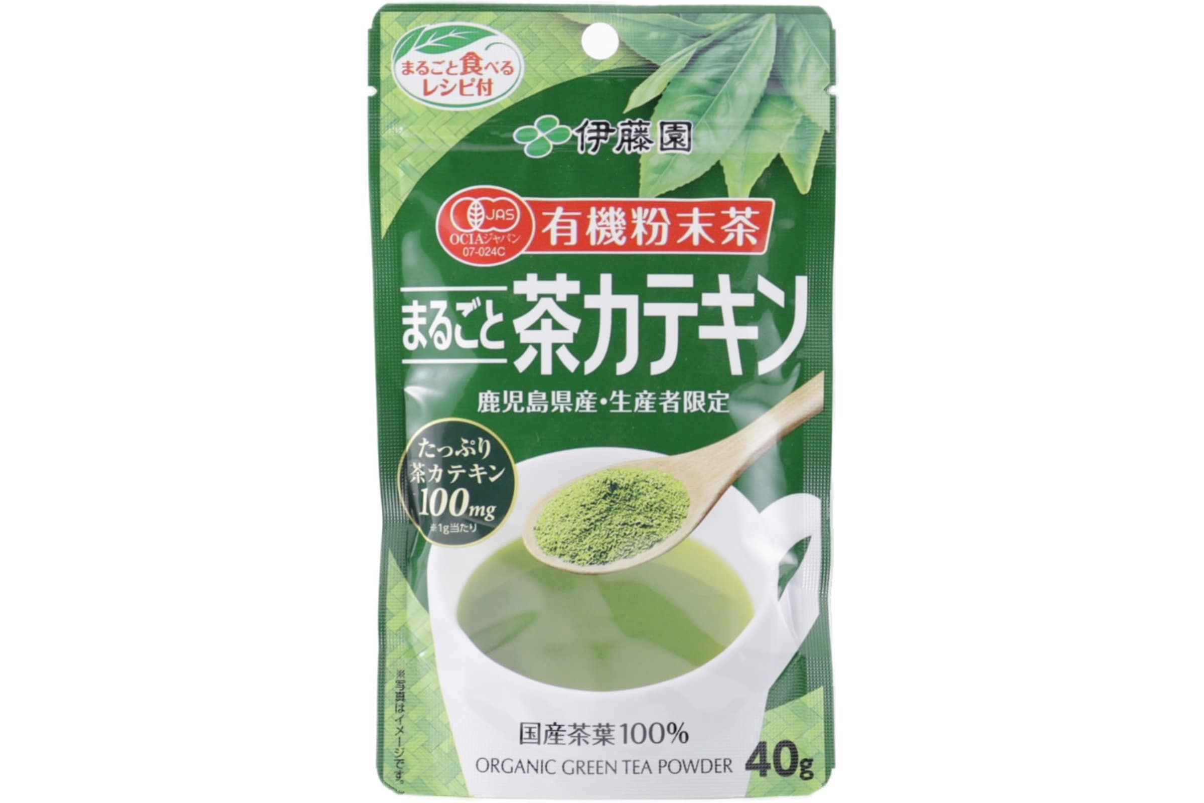 公式の 伊藤園 有機粉末茶 まるごと茶カテキン 40g 18袋セット