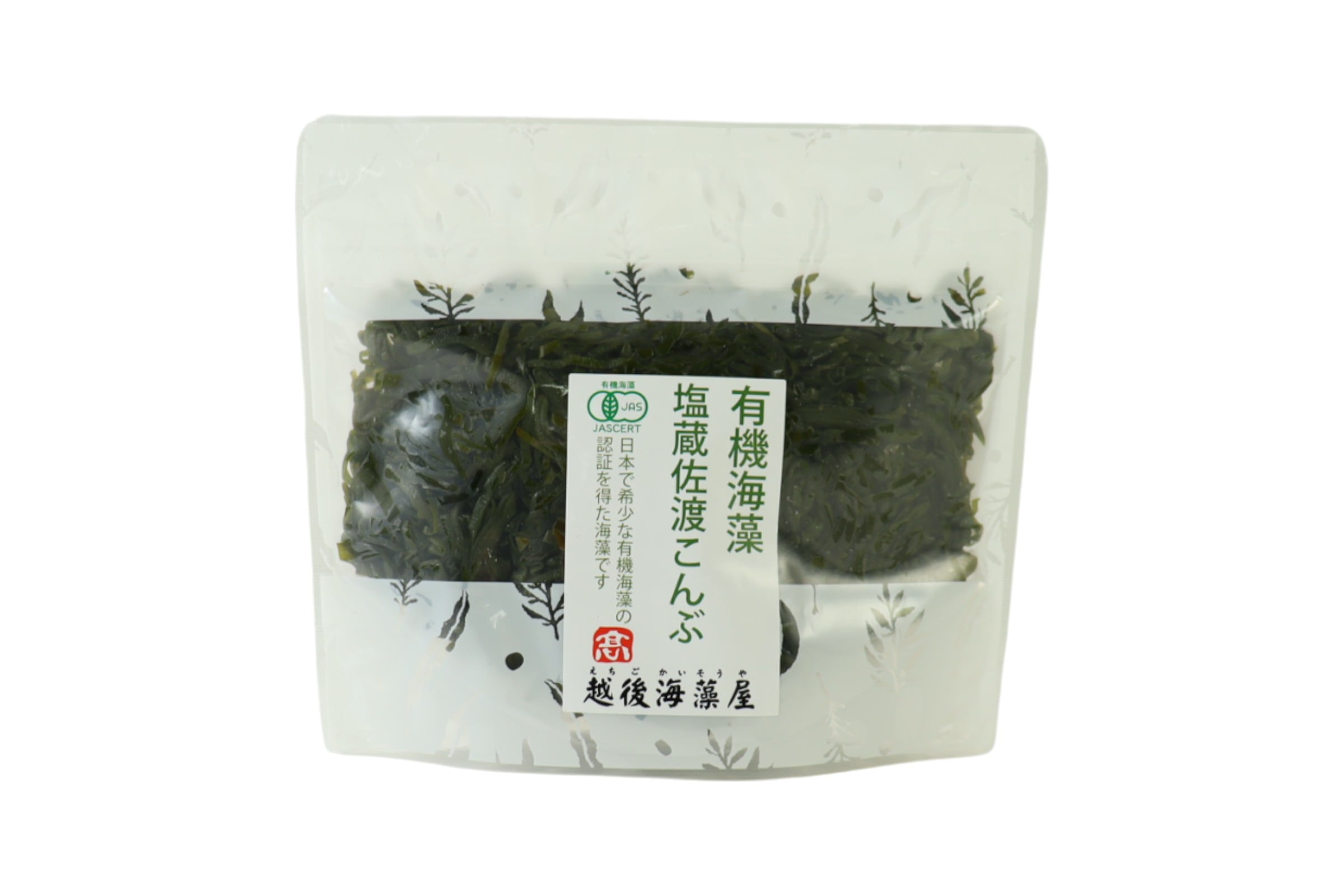 佐渡産有機塩蔵こんぶ150g袋