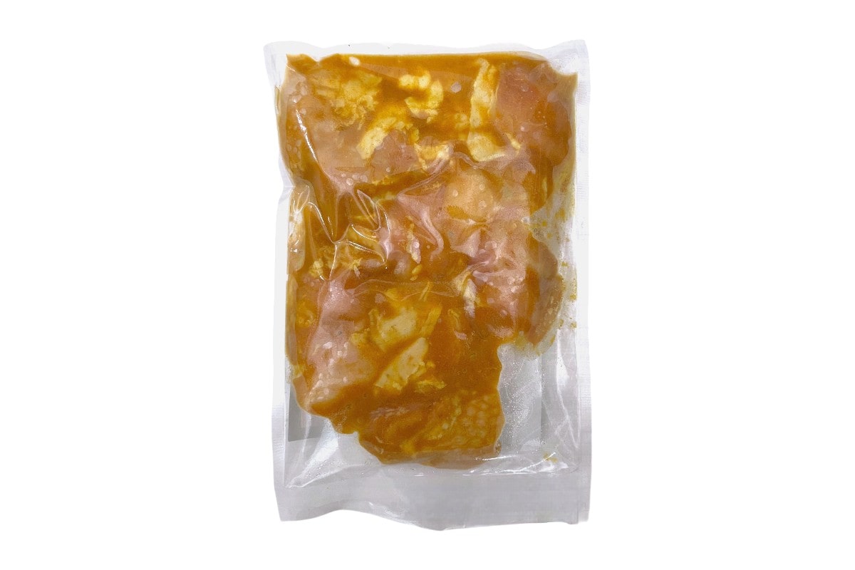 野菜を加えてタンドリーチキン