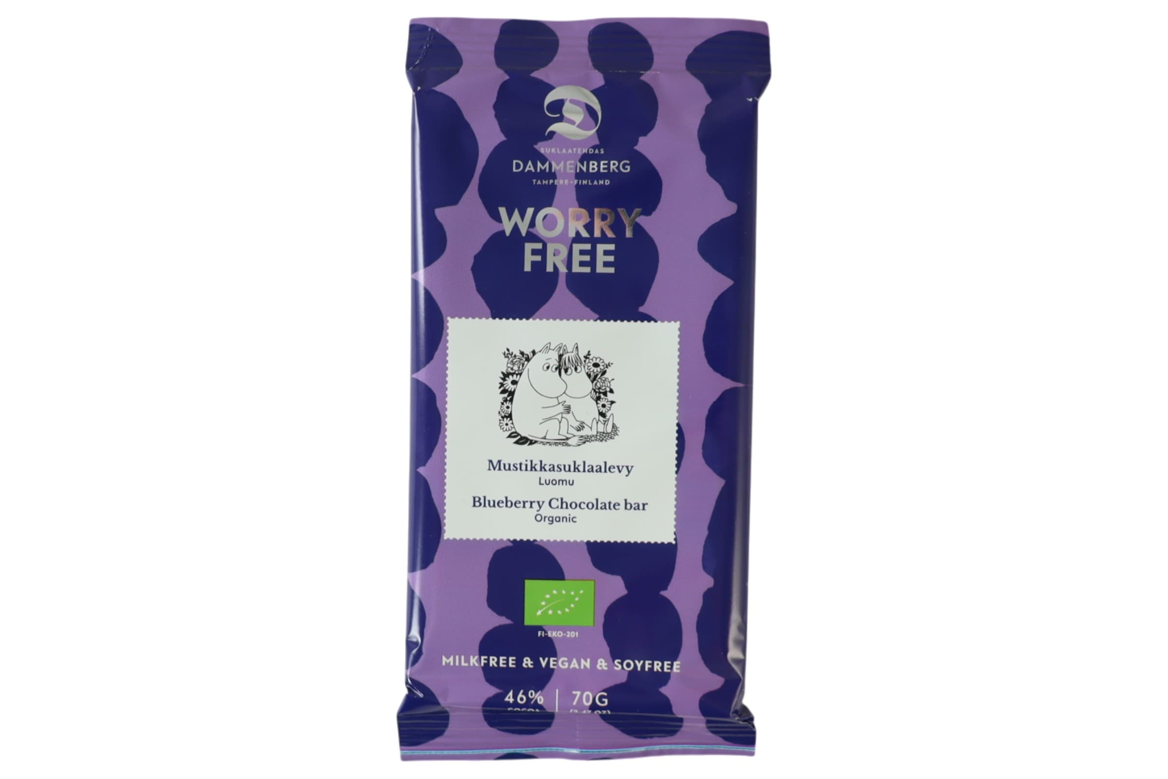 ムーミン有機ブルーベリーチョコレート