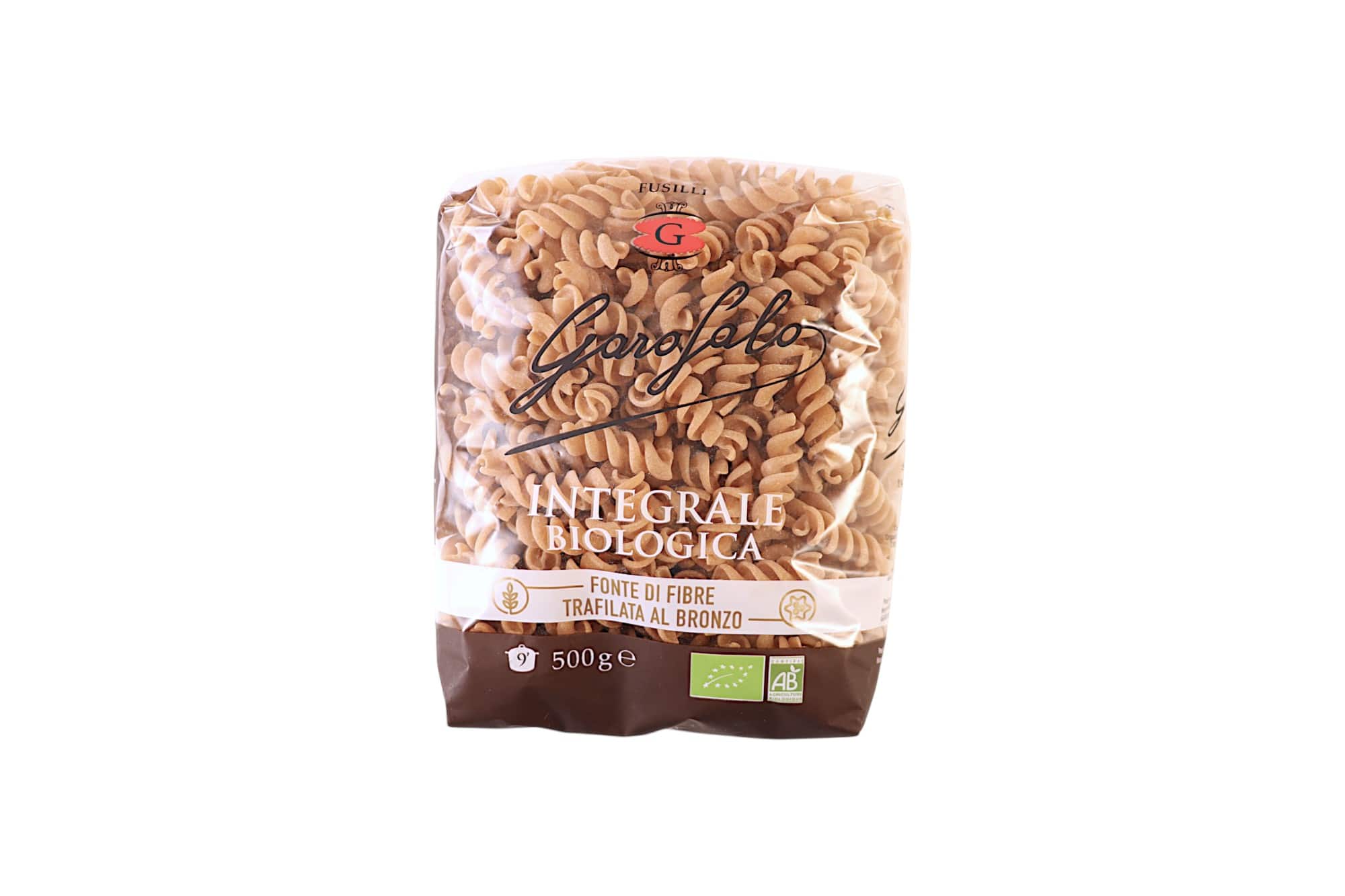 オーガニック 全粒粉フジッリ
